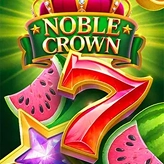 Wild corona che si espandono su rulli reali su Noble Crown su Wonaco